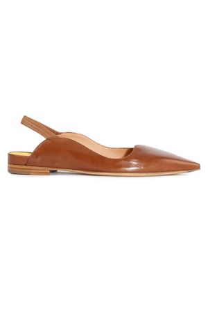 Brown leather slingback MARA BINI | U313CORTECCIA